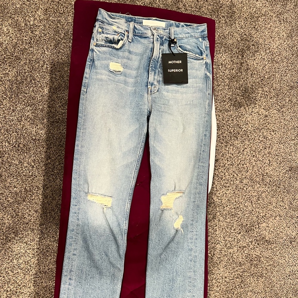 Mother High Waisted Rider Skimp Jeans in color The Confession Size 27